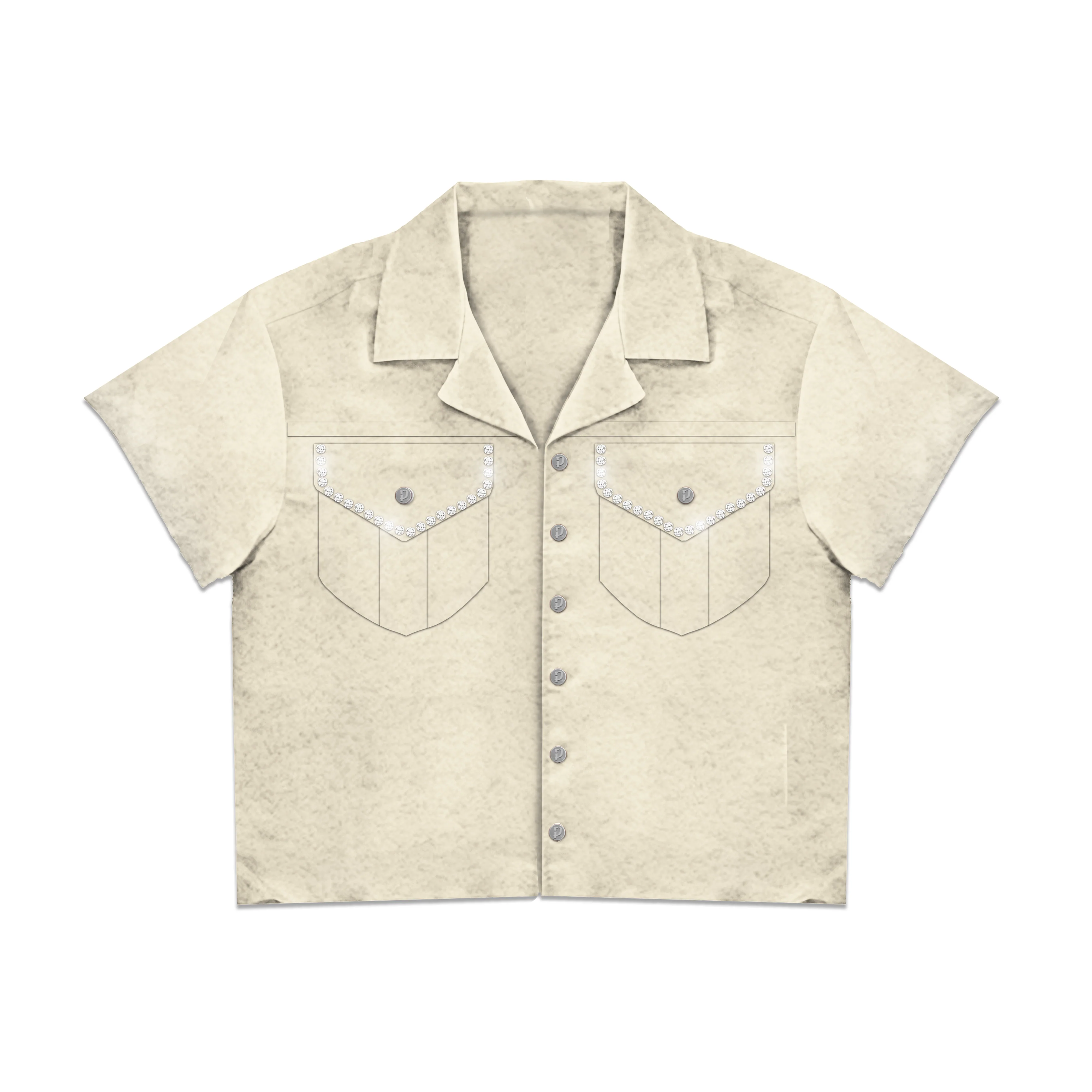 Rhinestone Prestige Button Set Top - Image 5