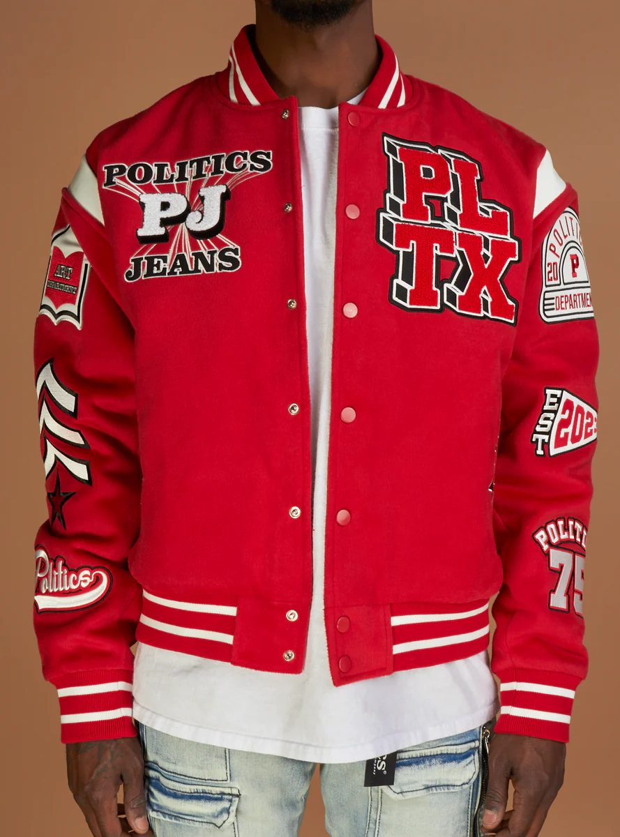 Politics Varsity Jacket - Image 5