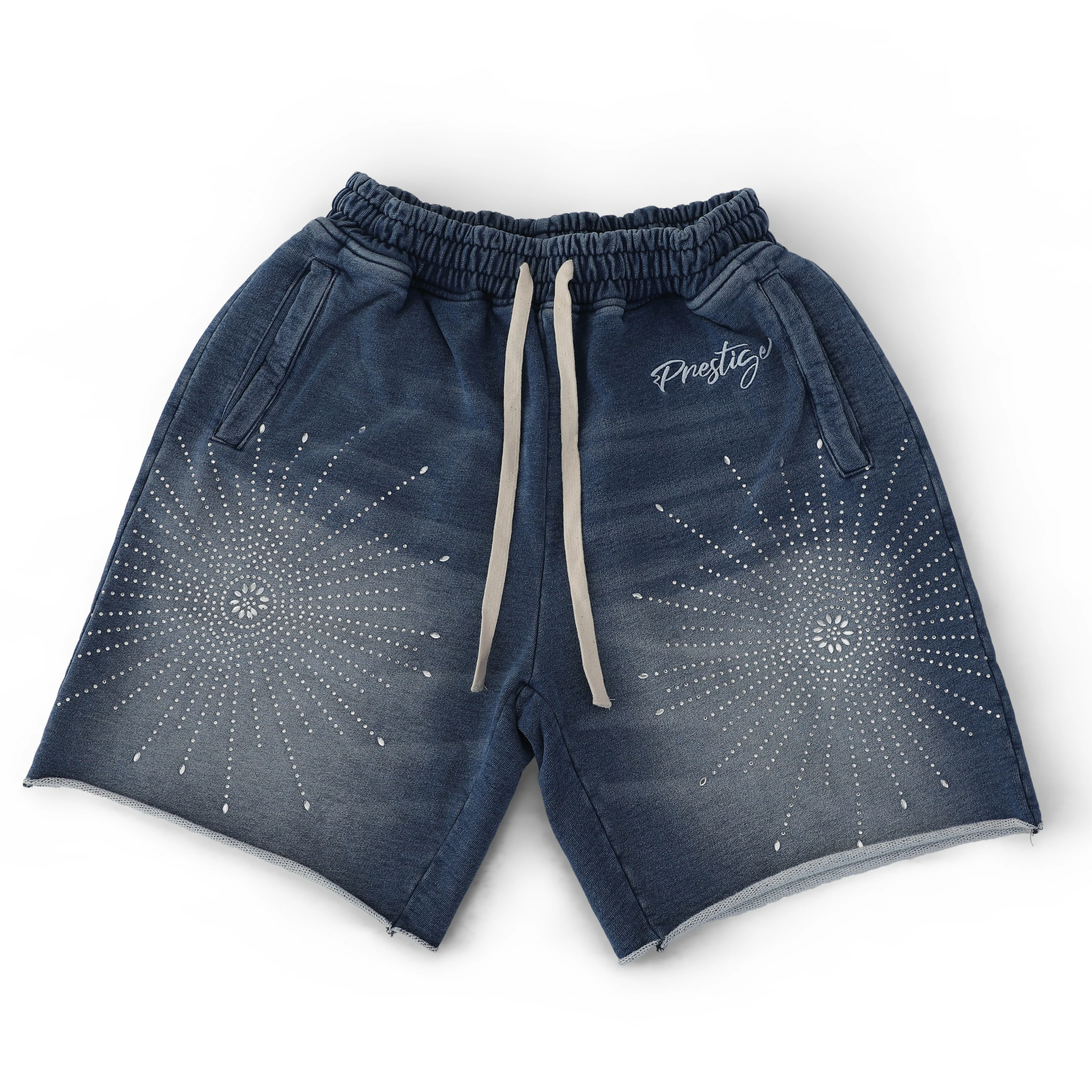 Prestige Blue Star Rhinestone Shorts