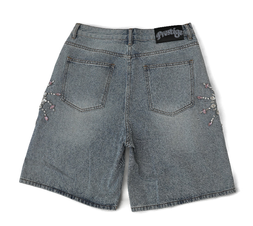 Prestige “Emerald” Jean Shorts - Image 2
